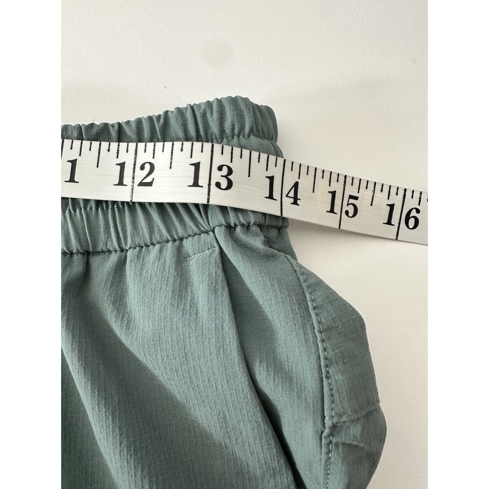 Lululemon Shorts Bowline Mens Small Stretch Gray Sage Atheisure Workout Pockets - Picture 7 of 8